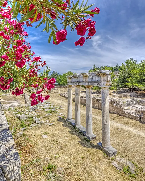 Ancient Gymnasium in Kos island.