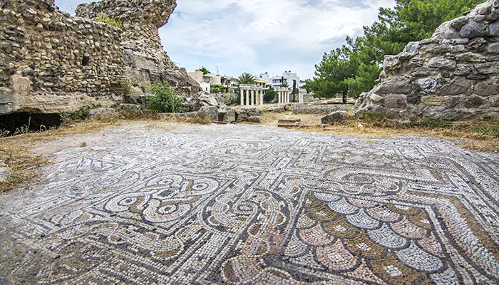 See the Roman Odeon & Ancient Agora in Kos island.