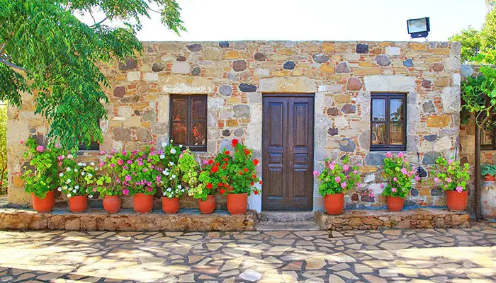 Antimachia Traditional House in Kos island.