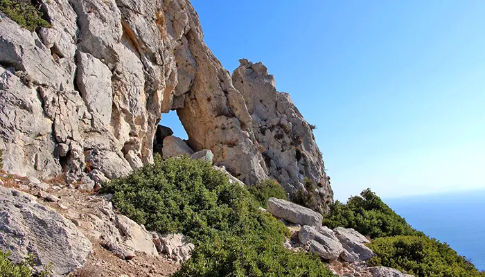 White Stone Cave in Kos island.