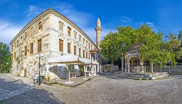 Gazi Hasan Pasha Mosque in Kos island.