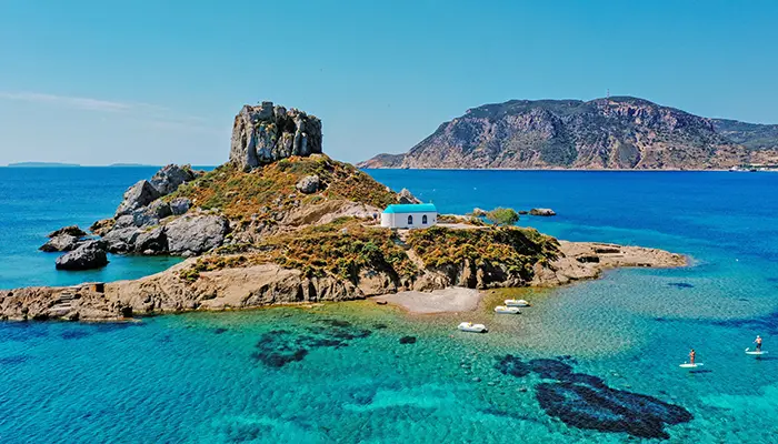 Kastri Islet in Kos island.