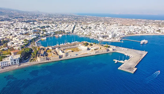 Visit the Castle of the Knights & Nerantzia Castle in Kos island.