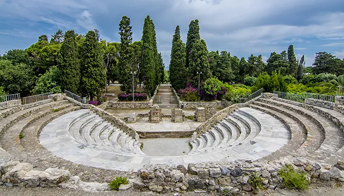 Roman Odeon in Kos island.