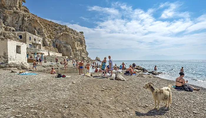 Thermal Springs in Kos island.