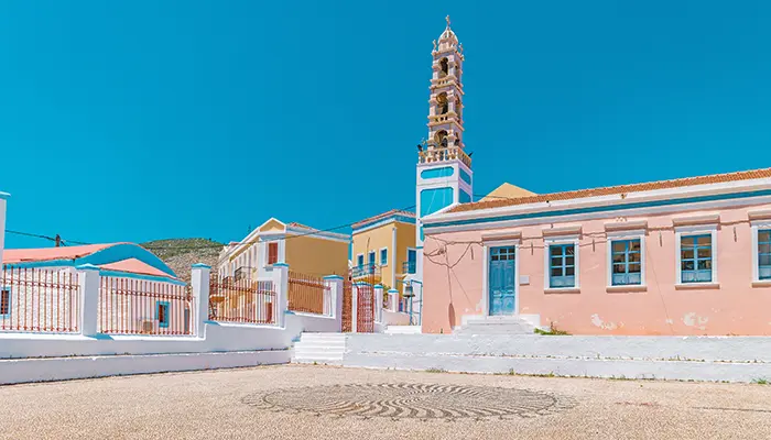 Church of Agios Konstantinos in Kastellorizo island.