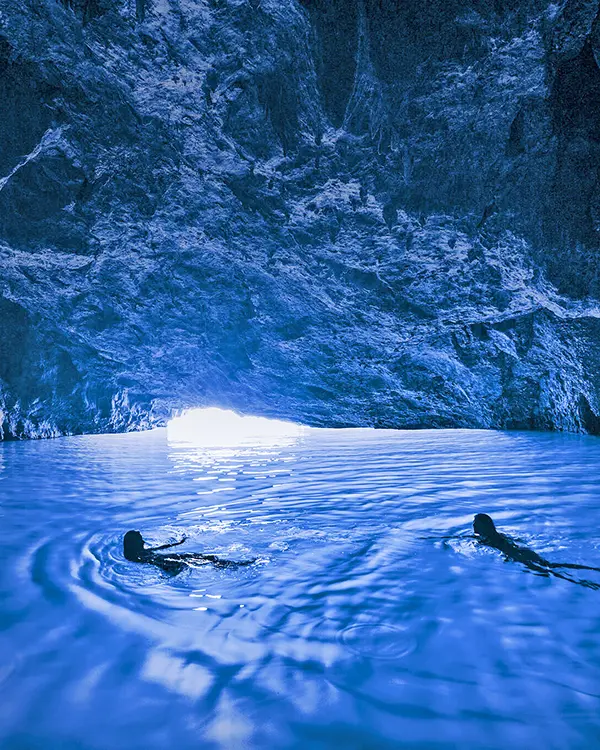 Visit the Blue Cave in Kastellorizo island.
