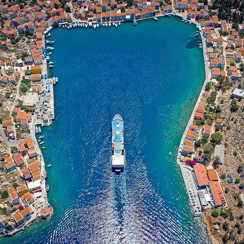 FAQs about ferry to Kastellorizo island.