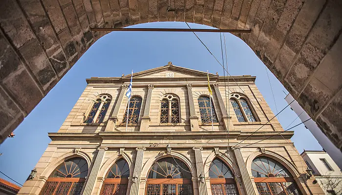 Agios Raphael Monastery in Lesvos island.