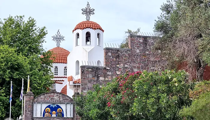 Agios Raphael Monastery in Lesvos island.