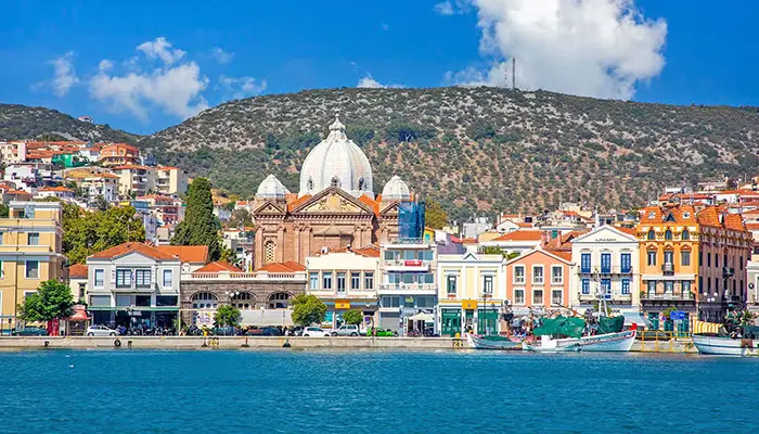 Agios Therapon Church in Lesvos island.