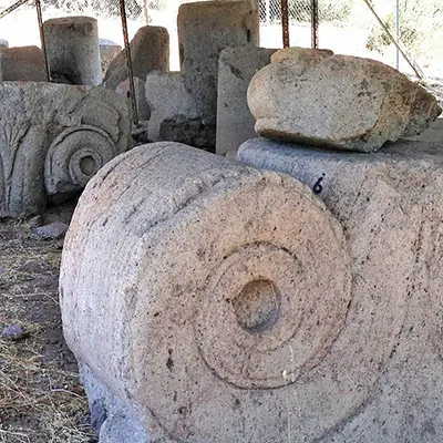 Ancient Maraka in Lesvos island.