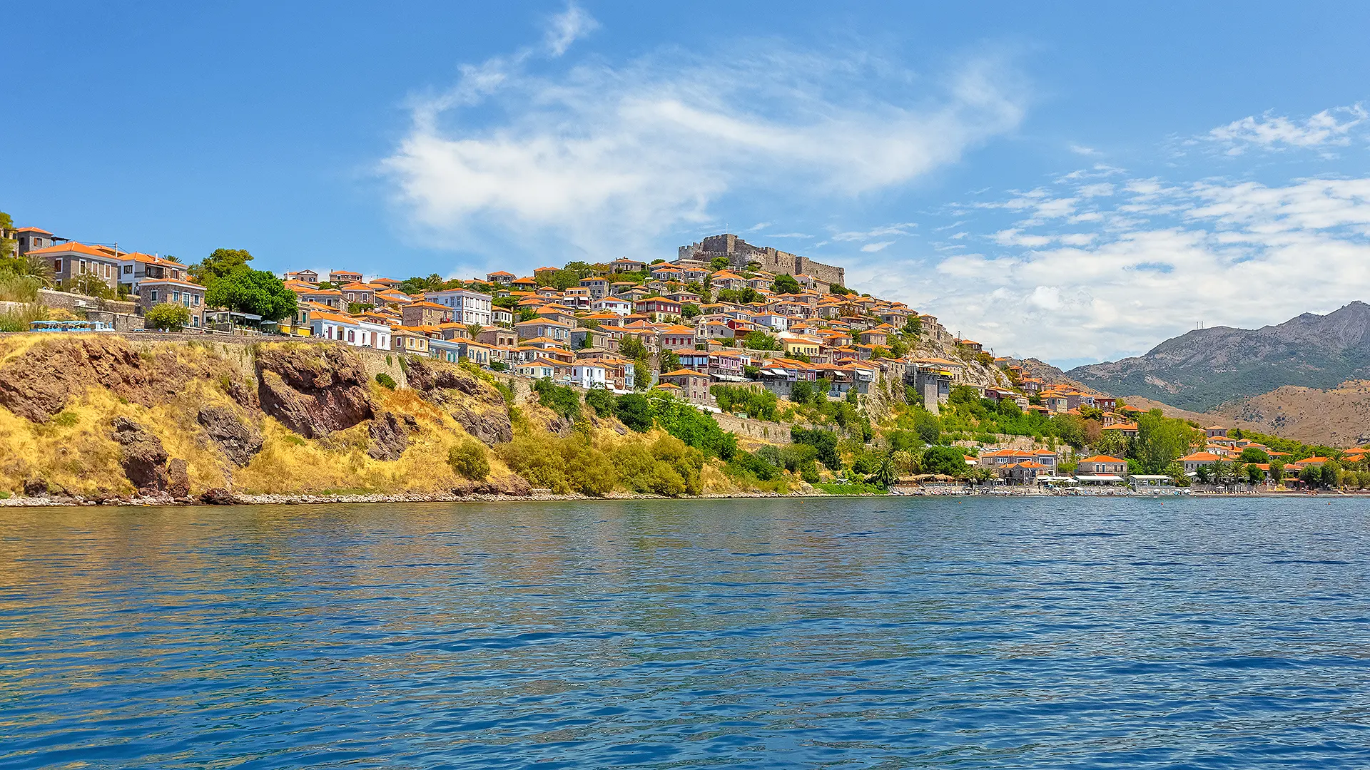 Ferry to Lesvos from Ayvalik and Dikili.