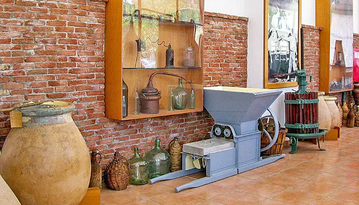 Barbayannis Ouzo Museum in Lesvos island.