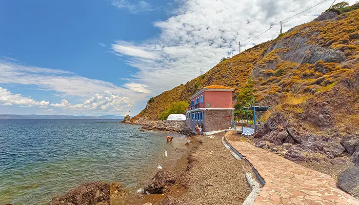Thermal Springs in Lesvos island.