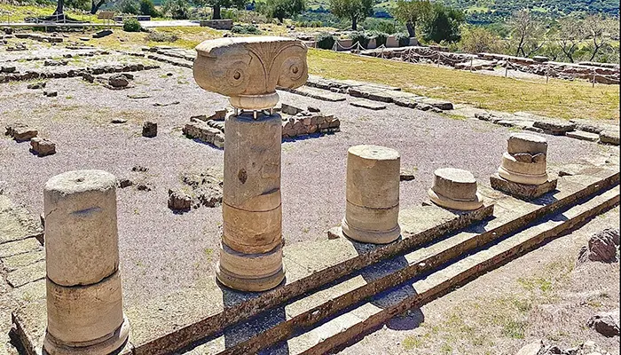 Klopedi Sanctuary in Lesvos island.