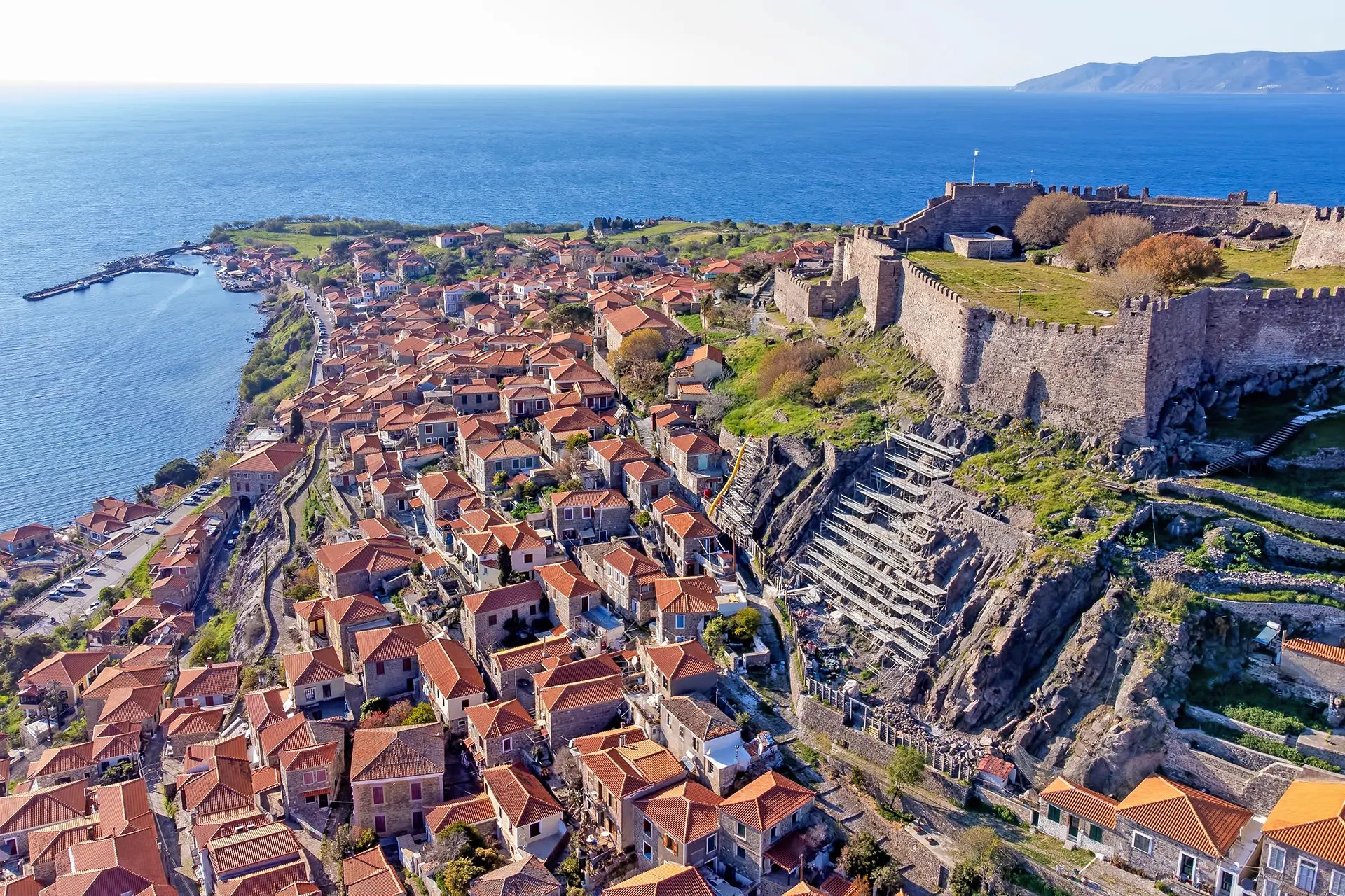 Highlights of Lesvos — top attractions and must-see destinations on Lesvos island, Greece.