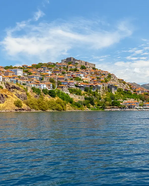 Visit Molyvos & Molyvos Castle in Lesvos island.