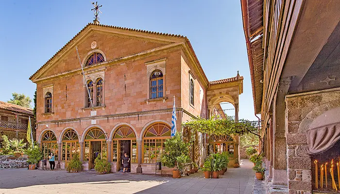 Monastery of Taxiarhes in Lesvos island.