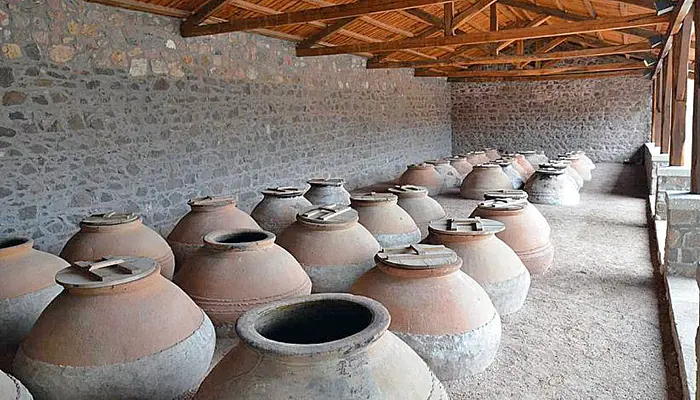 Vranas Olive Press Museum in Lesvos island.