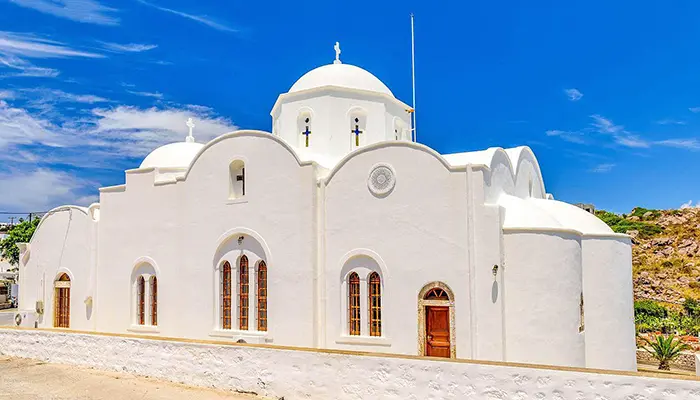 Church of Evangelistria in Patmos island.