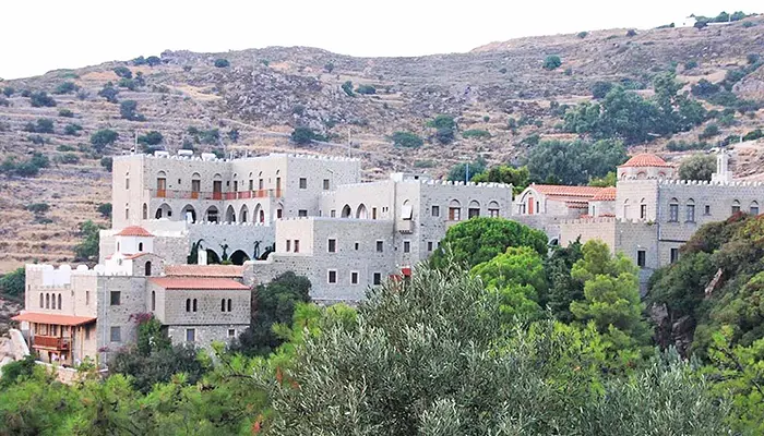 Monastery of Annunciation and Saint Amphilochius in Patmos island.
