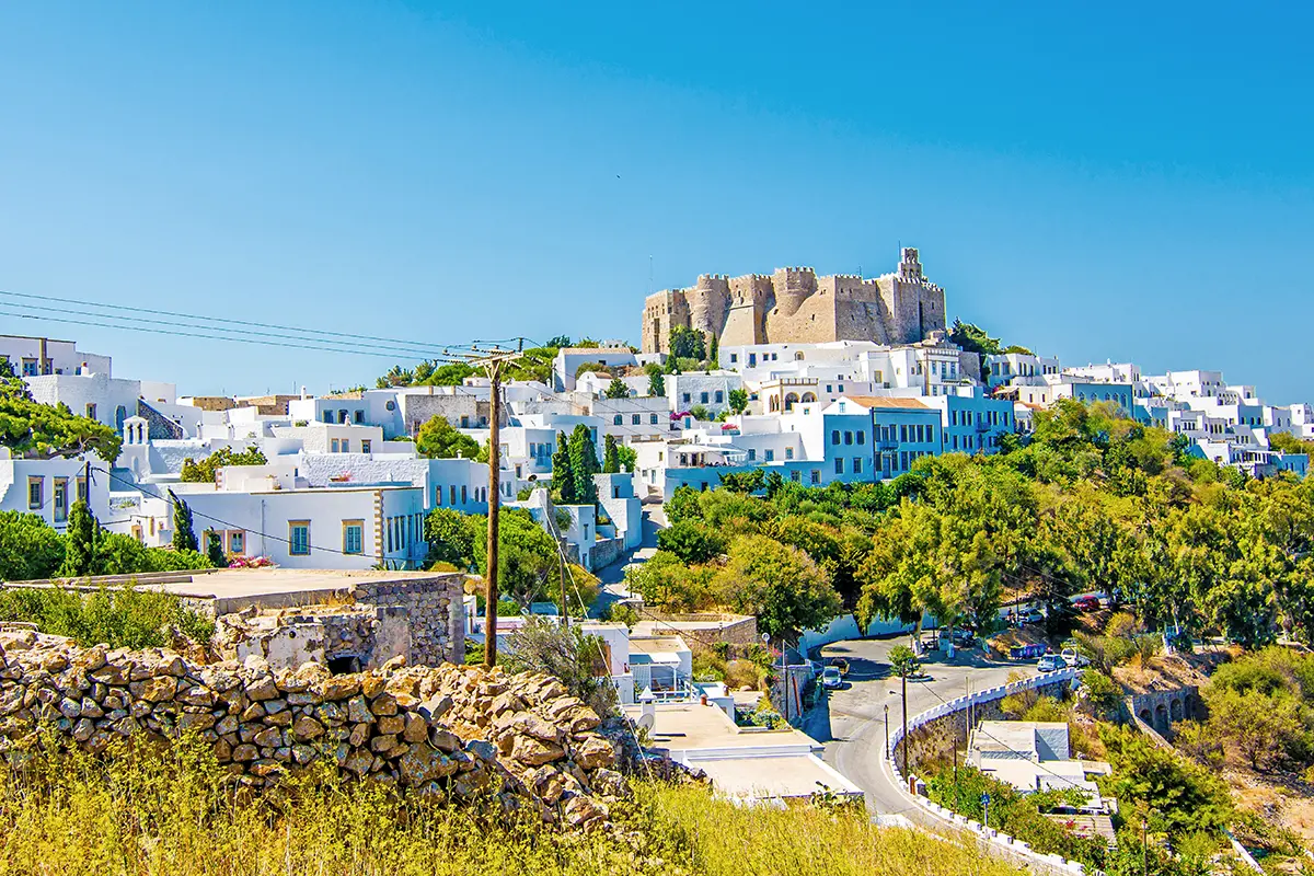 Patmos island, the island of St. John.