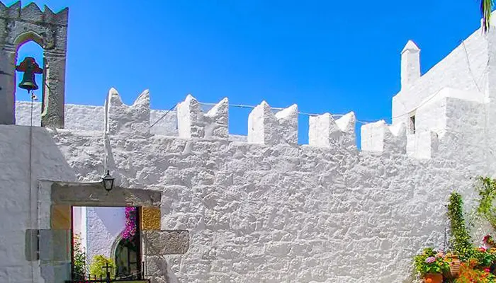 Monastery of Zoodochos Pighi in Patmos island.