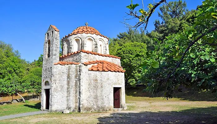 Church of Agios Nikolaos Fountoukli in Rhodes island.