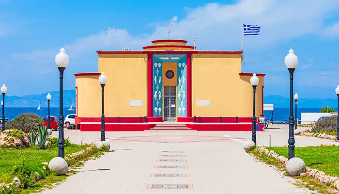 Aquarium in Rhodes island.