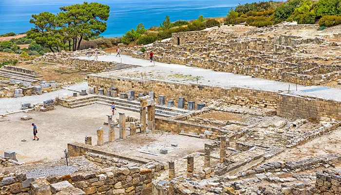 Ancient Kamiros in Rhodes island.