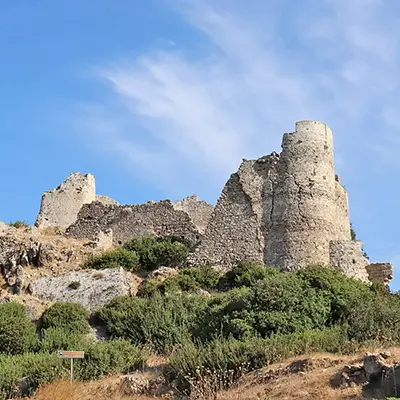 Castle of Asklipio in Rhodes island.