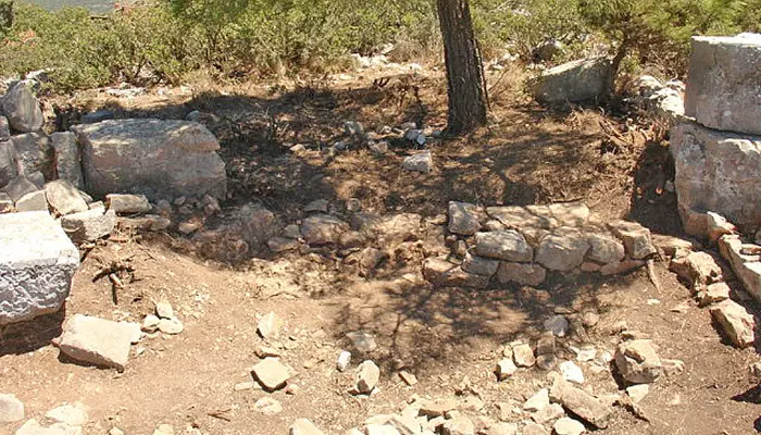 Acropolis of Saint Phokas in Rhodes island.