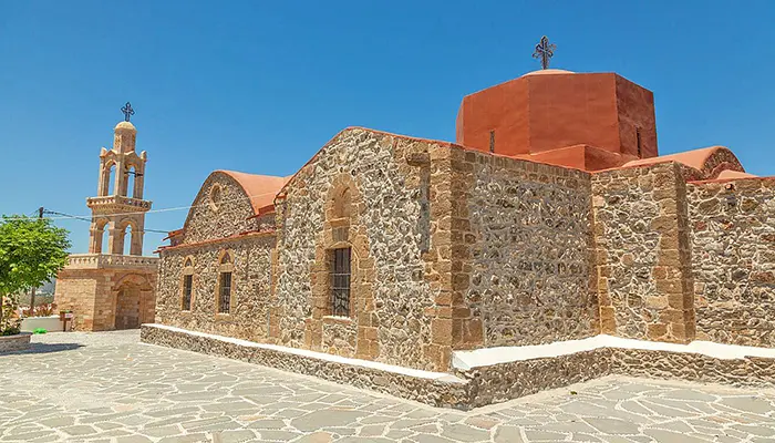 Church of the Dormition of Theotokos in Rhodes island.