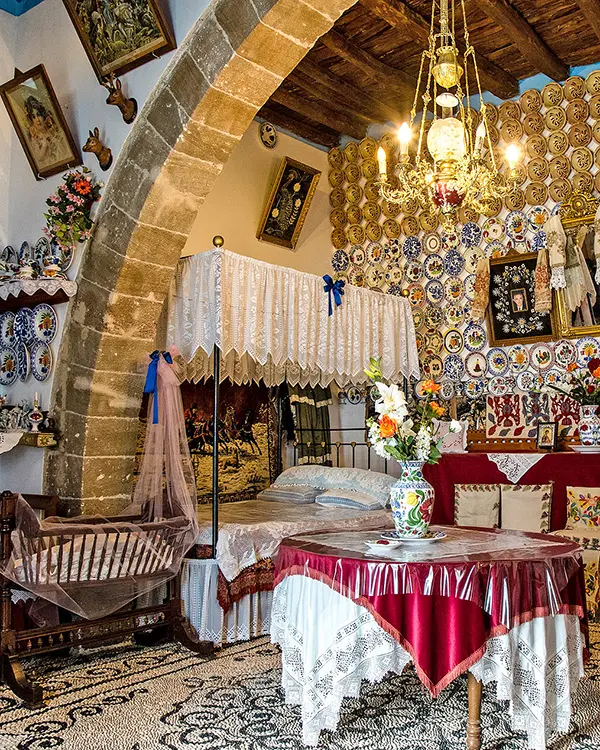 Traditional House of Koskinou in Rhodes island.