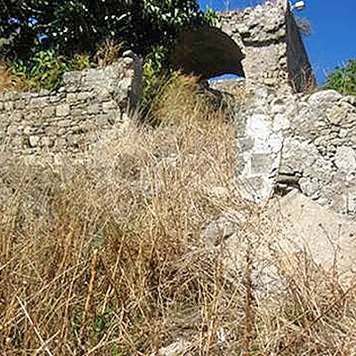 Medieval Castle of Kremasti in Rhodes island.