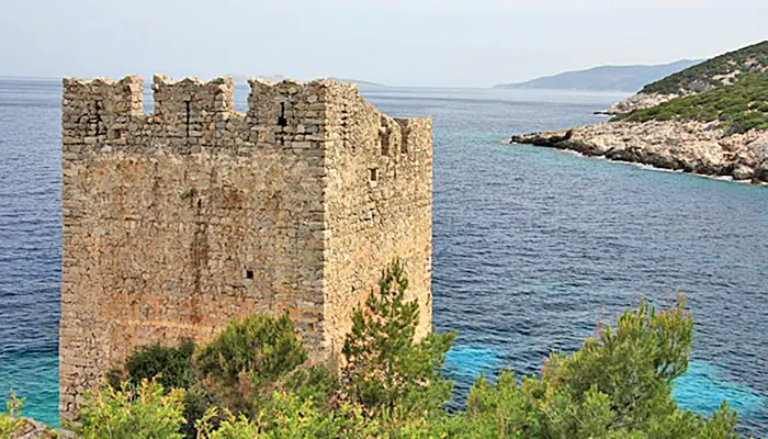 Kymisala Tower in Rhodes island.