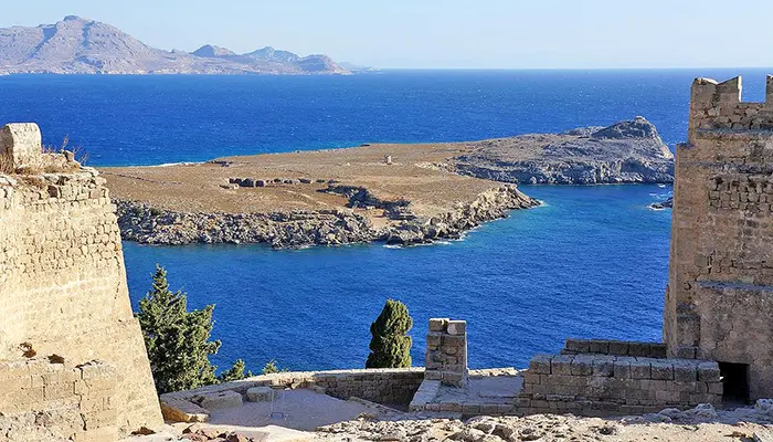 Tomb of Cleobulus the Lindian in Rhodes island.