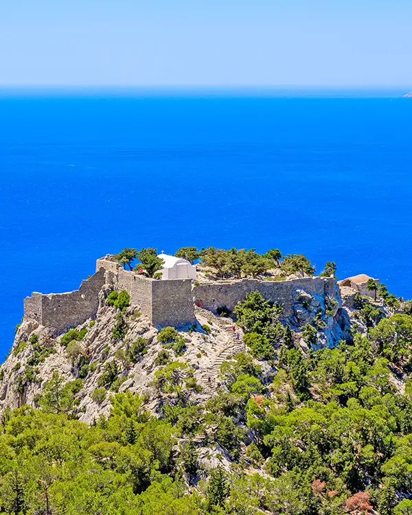 Monolithos Castle in Rhodes island.