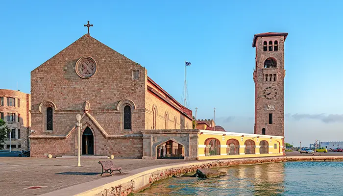 Church of Annunciation in Rhodes island.
