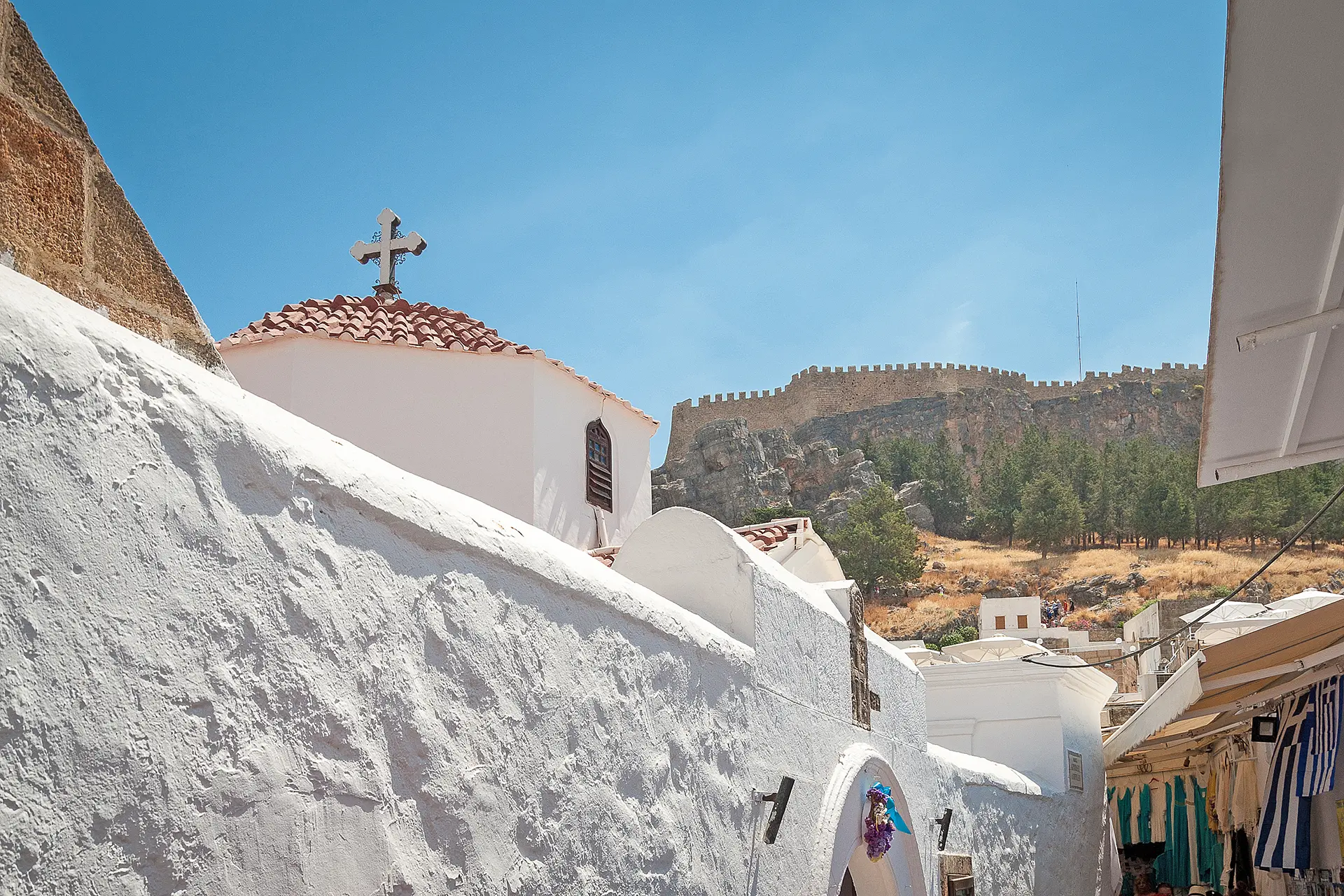 Highlights of Rhodes — top attractions and must-see destinations on Rhodes island, Greece.