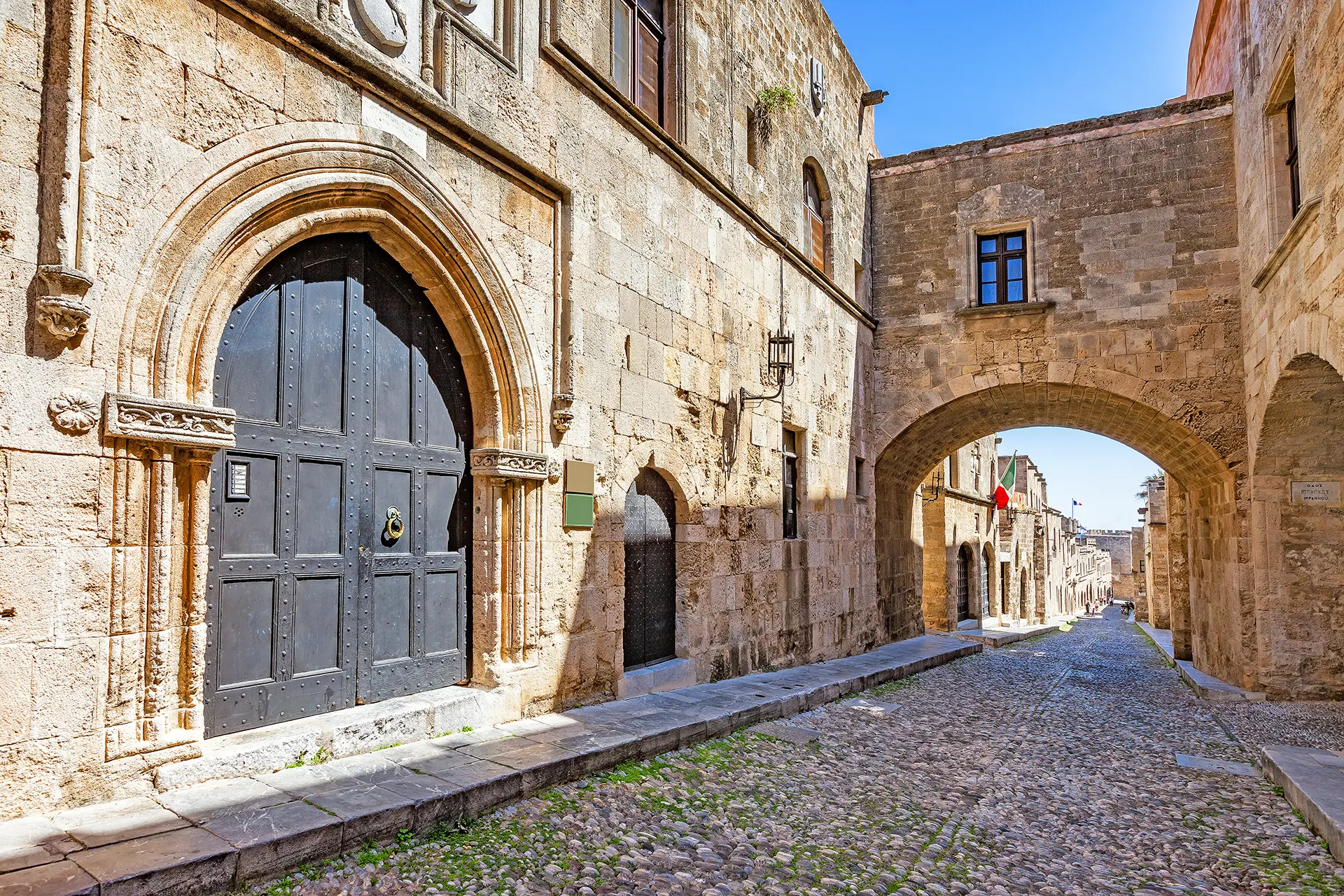 Rhodes island, Greece — the island of the Knights with medieval fortress walls and sun-drenched coastlines.