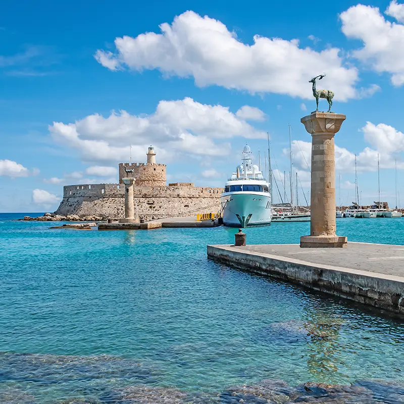 FAQs about ferry to Rhodes island.