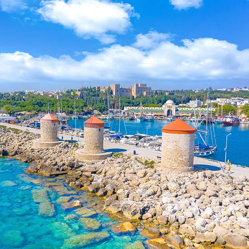 FAQs about ferry to Rhodes island.