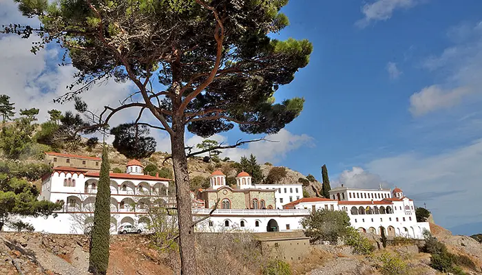 Monastery of Holy Fathers in Chios island.