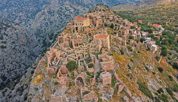 Wander the Abandoned Village of Anavatos in Chios island.