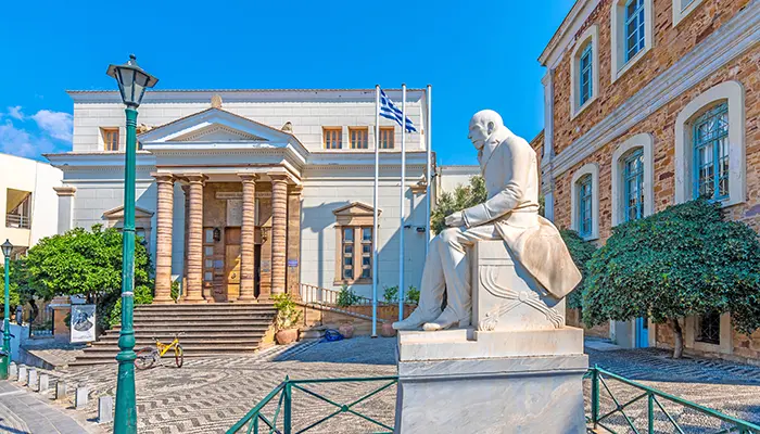 Korais Library & Philip Argenti Museum in Chios island.
