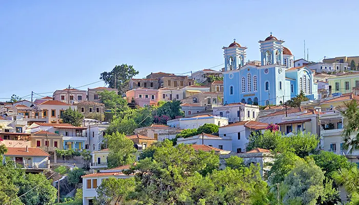 Sail to Oinousses island in Chios island.