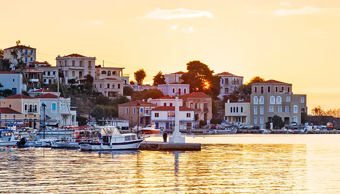 Oinousses Island near Chios island.