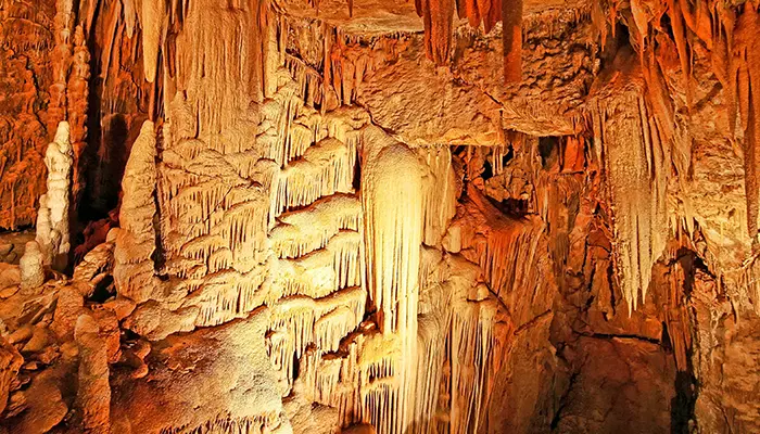Olympi Cave of Chios island.